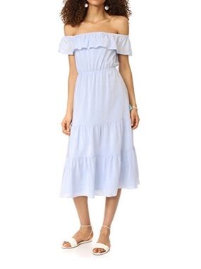 NWT Club Monaco Hamisi Off the Shoulder Midi. Sz4
